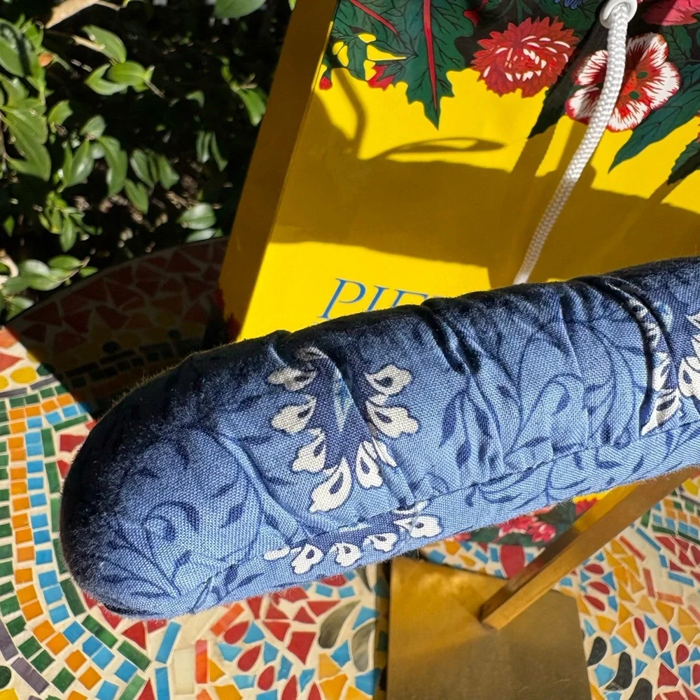 Pierre Deux Vintage Blue Floral Fabric Hanger